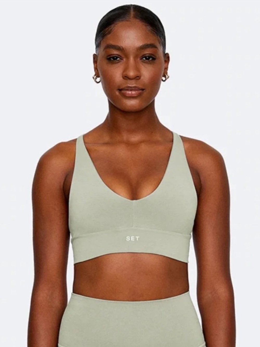 Set Active Luxform Sports Bra Lime Green Size Small
